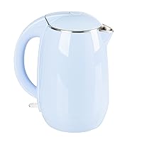 Electric Kettle – Auto-Off Rapid Boil Water Heater with Stainless-Steel Interior and Double Wall Construction by Classic Cuisine (Blue), 1.8 L