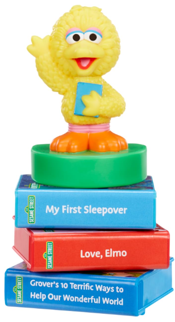 Little Tikes Story Dream Machine Big Bird & Friends Story Collection, Storytime, Books, Sesame Street, Audio Play Character, Gift and Toy for Toddlers and Kids Girls Boys Ages 3+