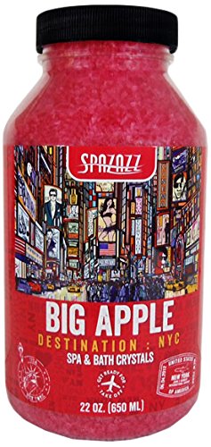 Spazazz SPZ-302 NYC Big Apple Destination Crystals Container, 22 oz.