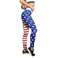Color USA Leggings Custom Patriotic Running Pants Pilates for Yoga Women Yoga Pants Stretch Classic fit Trouser Pants