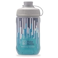 Polar Bottle Breakaway Muck Insulated Mountain Bike Water Bottle - BPA Free, Cycling & Sports Squeeze Bottle with Dust Cover