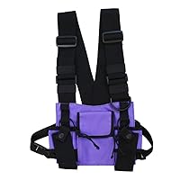 Chest Rig Bag Multifunctional Adjustable Harness Pack Hands Hip Hop Chest Bag Chest Rig Bag