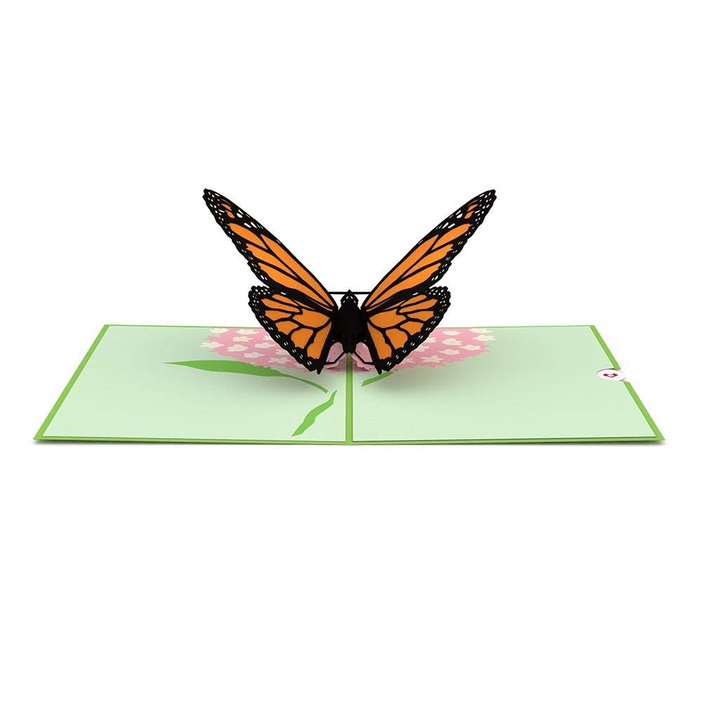 Lovepop Butterfly Pop Up Card, 5x7-3D Greeting Card, Mother's Day Card, Card for Wife or Mom, Anniversary Pop Up Card, Pop Up Birthday Card