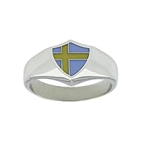 LDS Sweden Flag Ring