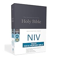 NIV, Value Pew and Worship Bible, Hardcover, Blue NIV, Value Pew and Worship Bible, Hardcover, Blue Hardcover
