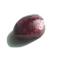 7.00ct. red silver star sapphire oval gemstone 11x10x5mm. untreated