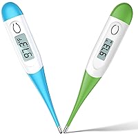 Bundle of Digital Thermometer for Adults, Digital Oral Thermometer for Fever