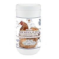 Brewer's Yeast with Organic Oregano & Garlic | Niacin for Ducks, Chickens | Chicken Probiotic | Brewers Yeast for Ducks with B12, B6, & Amino Acids by Pampered Chicken Mama