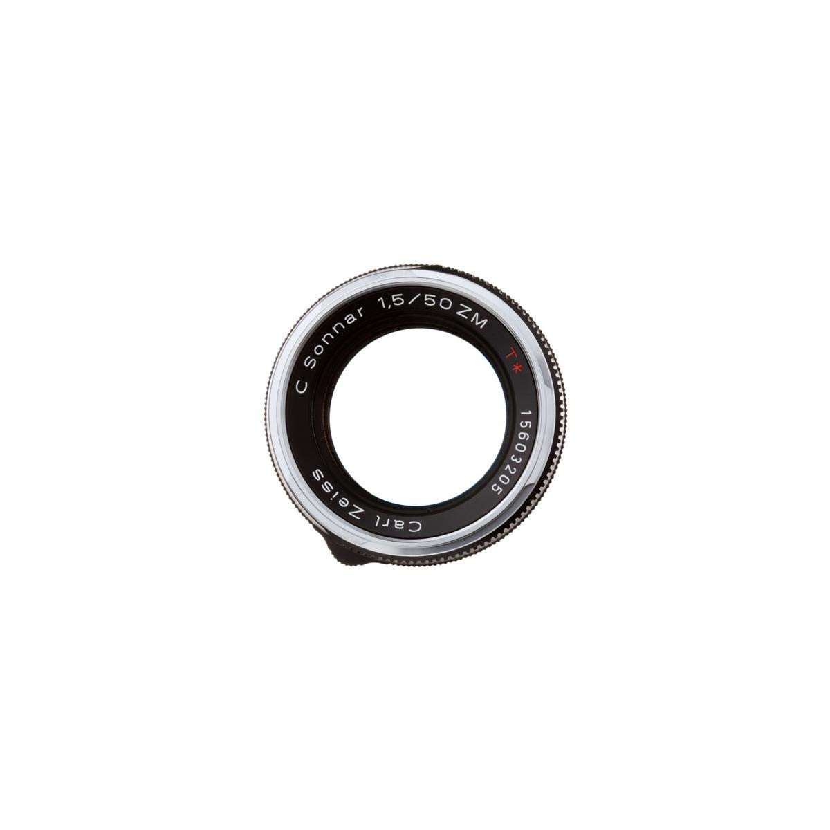 ZEISS Ikon C Sonnar T* ZM 1.5/50 Standard Camera Lens for Leica M-Mount Rangefinder Cameras, Black