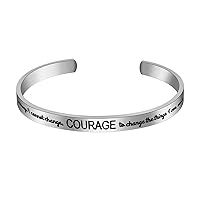 Inspirational Bracelets for Women Men Religious Jewelry Christian Jewelry Gifts God Grant Me The Serenity Prayer Bracelet Christian Gift Recovery Gifts AA Gift Encouragement Gift Motivational Jewelry