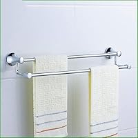 Towel Rack Zinc Oy Chrome Bathroom Hardware Accessories Simple and Modern Towel Rack Double Towel Rack