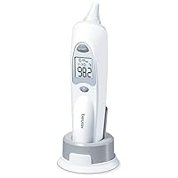 Beurer Digital Ear Thermometer - Measures Body, Room & Object Thermometer for Babies, Toddlers & Adults, FT58