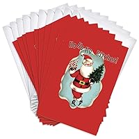 Ho Ho Bitches Christmas Greeting Cards | 20 Pack Bulk Set + 20 Envelopes (4x6)
