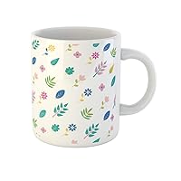 Coffee Mug 1980 in Memphis of 80 90 Colorful Leaves 11 Oz Ceramic Tea Cup Mugs Best Gift Or Souvenir For Family Friends Coworkers