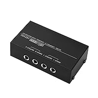 Ultra-Compact Hum Destroyer 2-Channel Hum Eliminator Noise Filter with 1/4 Inch TRS Inputs Outputs,Noise Filter