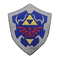 The Legend of Zelda Link Shield Military Hook Loop Tactics Morale Embroidered Patch