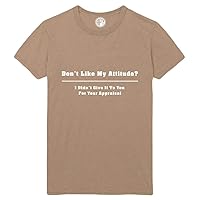 Don't Like My Attitude? Printed T-Shirt - Sand - 2XL