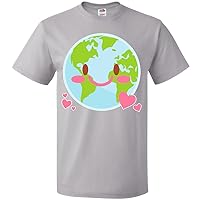 inktastic Happy Earth Day with Hearts T-Shirt