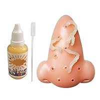 Pimple Pop Toy Squeeze Acne Toys Nose Pimple Popping Toy Stress Relief Novelty Toy with 30ml Additive Solution to Relieve Stress Fun Toy