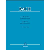 Bach: 6 Cello Suites, BWV 1007-1012 Bach: 6 Cello Suites, BWV 1007-1012 Paperback Sheet music