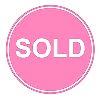 Sold Sticker,2inch 300pcs Pink Sold Sticker for Business Shop Store Retail Package Shipping