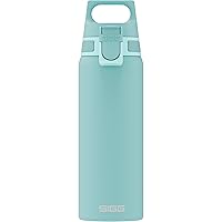 Sigg - Reusable Water Bottle - Shield ONE Glacier - Leakproof - Recyclable - BPA Free - Light blue - 25 Oz