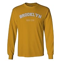 0566. Brooklyn New York NYC Cool Hipster Street wear Long Sleeve Men's