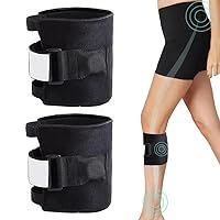 VEPLYN 2 Pcs - Sciatica Pain Relief Brace, Black Pressure Point Brace Relieve Acupressure Leg Sciatica, Magnetic Therapy Leg Knee Back Pain Relief Magic Leg Pad, Brace for Sciatica As Seen