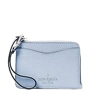 Kate Spade New York Leila Small Cardholder Wristlet In Muted Blue
