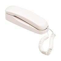 BISOFICE Corded Phone, Landline Phone for Home with Cord, No AC Power/Battery Required Wall Mountable Phone for Landline Supports Mute/Pause/Redial Functions for Hotel Office Bank Call Center