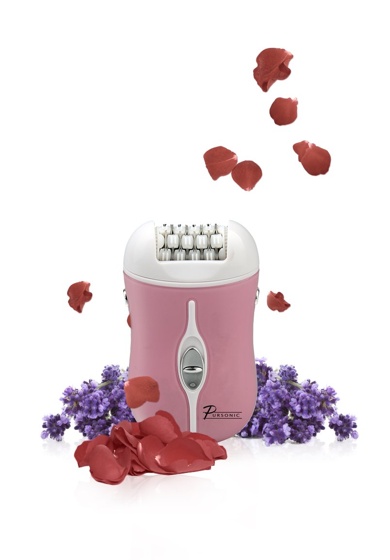 Pursonic Fe120P Two Speed Rechargeable Epilator, Pink, 0.8 Pound