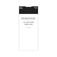 Berkshire womens All Day Sheer Knee High With Reinforced Toe - 3 Pack
