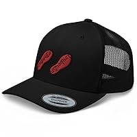 Suela Roja Trucker Hat Curved Bill Mid Crown Adjustable Belico Cap