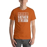 Father of The Groom - Wedding Shirt - T-Shirt for Bridal Party and Guests - Idea for Reception and Shower Gift Bag Favors