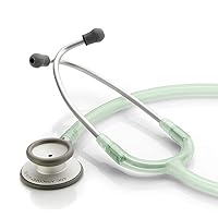 ADC 619FS Adscope Lite Model 619 Ultra Lightweight Clinician Stethoscope with Tunable AFD Technology, Sea Glass