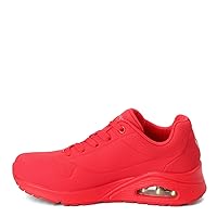 Skechers Women's Uno-Stand on Air Sneaker, Red, 9.5 Wide