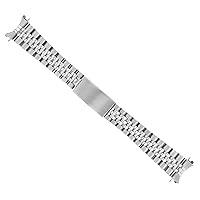 Ewatchparts JUBILEE WATCH BAND STAINLESS STEEL BRACELET FOR TUDOR MIDSIZE WATCH 17MM HEAVY