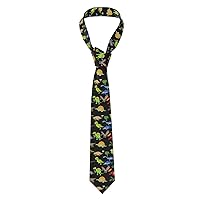 American Flag Print Men'S Tie Wedding Business Party Gifts Cravat Neckties For Groom, Father,Groomsman