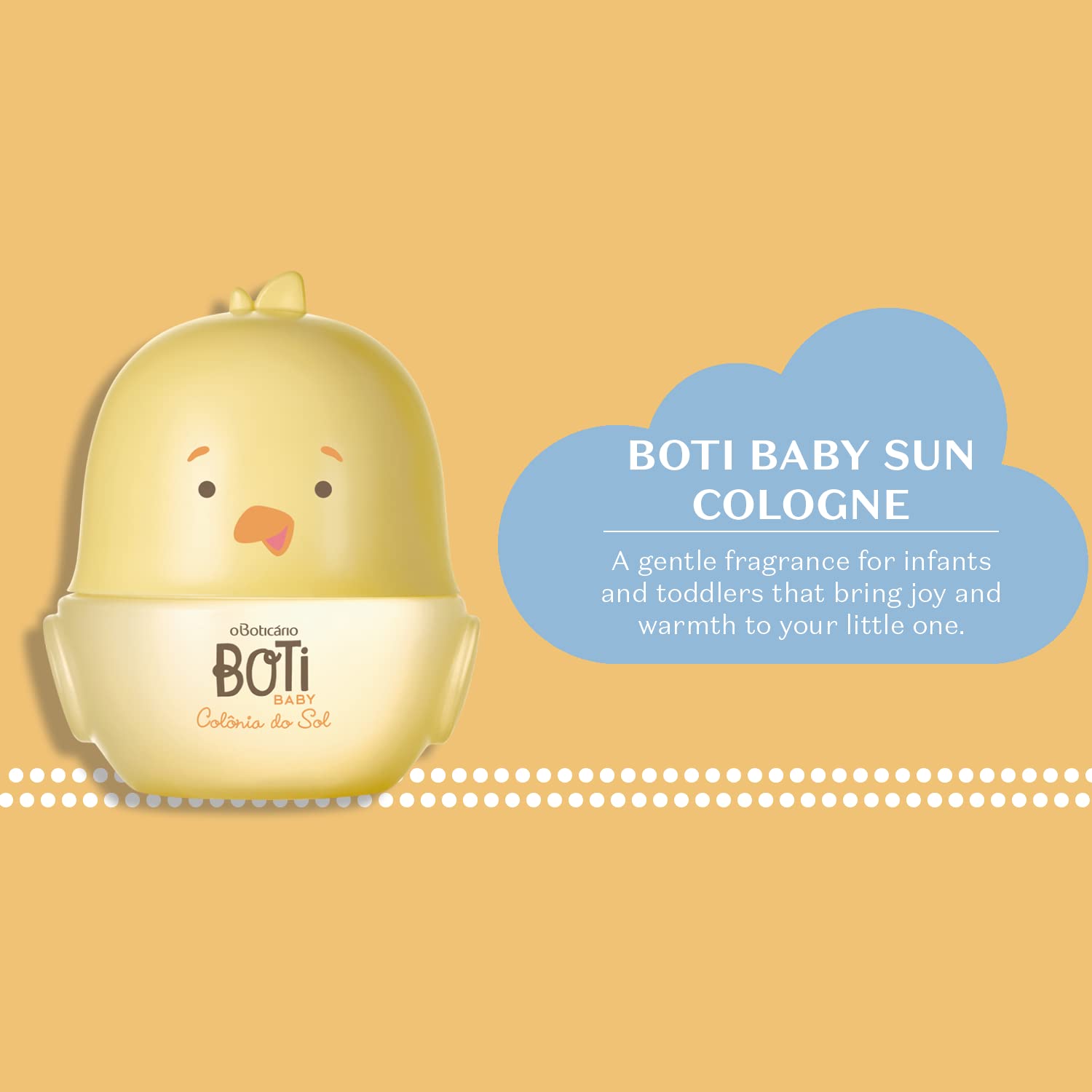 O BOTICARIO Boti Baby Sun Cologne, Relaxing Lavender Baby Perfume Spray, 3.3 Ounce