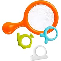 Boon WATER BUGS Toddler Sensory Bath Tub Toy Set for Kids Aged 10 Months and Up, Orange