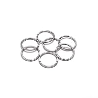 100pcs/Lot 14mm Stainless Steel Open Jump Rings Split Rings Connector for Jewelry Making Findings Accessories Supplies 14 Sizes (1.2 x 14mm-100pcs)