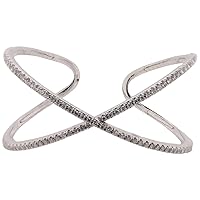 SPARKLE FINE JEWELRY 1.35 CARATS Natural diamond fashion bangle|14KT| 06B0045