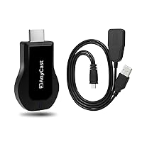 Receiver, AnyCast New Wireless WiFi Display Dongle Receiver 1080P HD TV Stick Miracast Airplay DLNA Mirroring for Android iOS Smart Phone Tablet PC to HDTV Projector