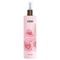 Wanderlust Body Milk - with Green Tea Leaf Extracts - Lightweight and Non-Greasy Formula - Refreshing Scent - Country Rose - 6.08 oz