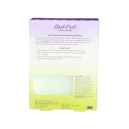 Buf-Puf Buf-Puf Body Sponge, 1 each (Pack of 2)