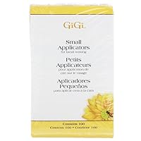 GiGi Small Wax Applicators for Facial Hair Waxing/Hair Removal, 100 Count (Pack of 1)