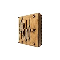 Project Genius: True Genius - Caesar's Codex, Wood Brainteaser Puzzle, Based on Ancient Artifacts, Play and Then Display, for Ages 14 and up