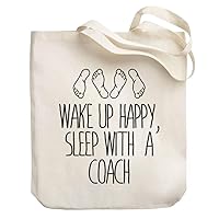 Sleep with a Coach Canvas Tote Bag 10.5