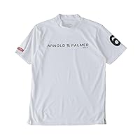 Arnold Palmer AP220101B12 Men's Logo Mock Neck Short Sleeve Shirt, Golf Wear