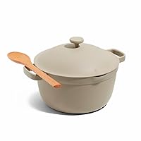 Our Place Perfect Pot - 5.5 Qt. Nonstick Ceramic Sauce Pan with Lid | Versatile Cookware for Stovetop and Oven | Steam, Bake, Braise, Roast | PTFE and PFOA-Free | Toxin-Free, Easy to Clean | Steam